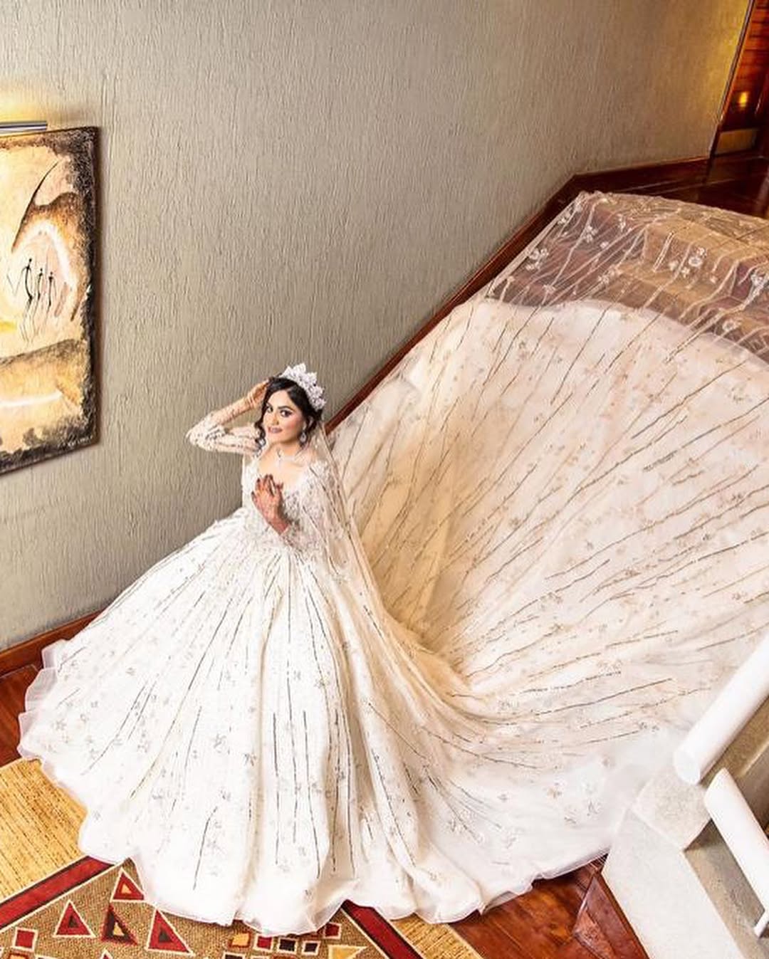 Nour – Exclusive couture dress with gold embroidery